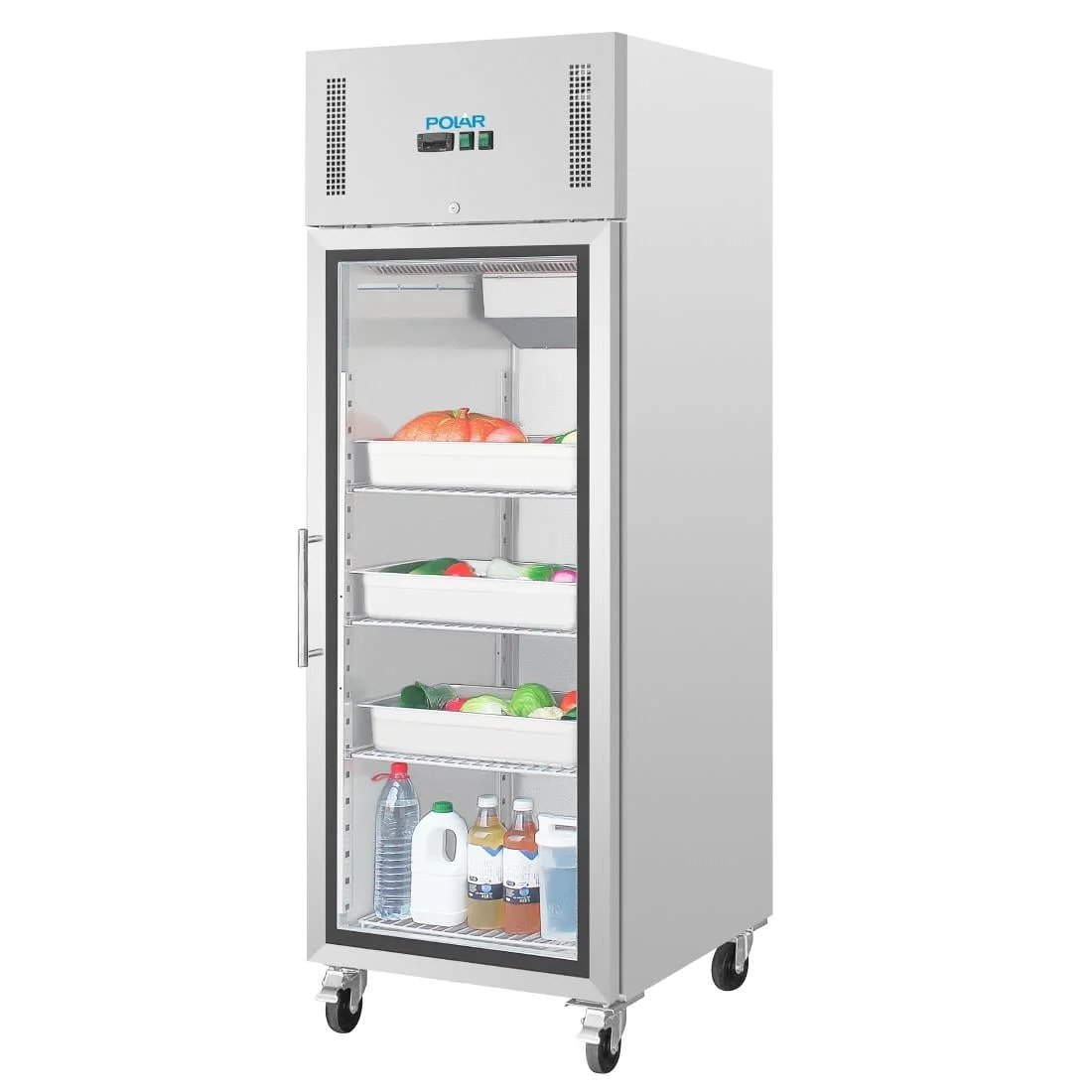 Polar Upright Glass Door Gastro Refrigerator 600Ltr - Image 6