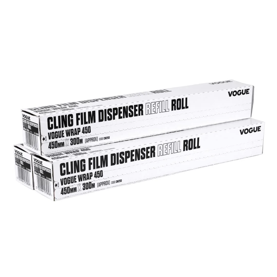 Vogue Cling Film 300m fits Wrap450 Dispenser (Pack of 3)