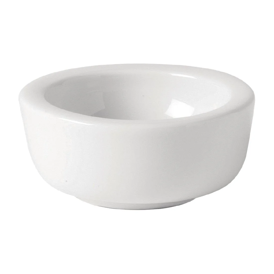 Utopia Titan Butter Dishes White 65mm (6 Pack)