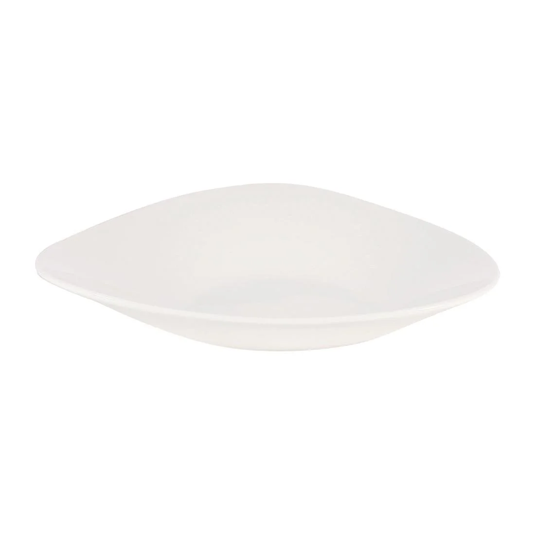 Churchill Lotus Triangular Shallow Bowls White 278mm (12 Pack) - Image 4