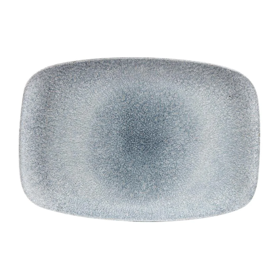 Churchill Studio Prints Raku Rectangular Plates Topaz Blue 245 x 355mm (6 Pack)