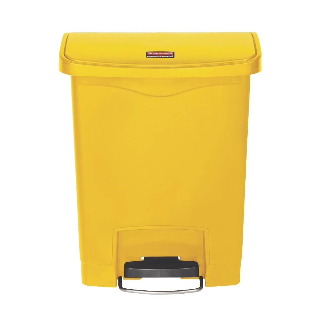 Rubbermaid Slim Jim Step on Bin Front Pedal 30Ltr Yellow
