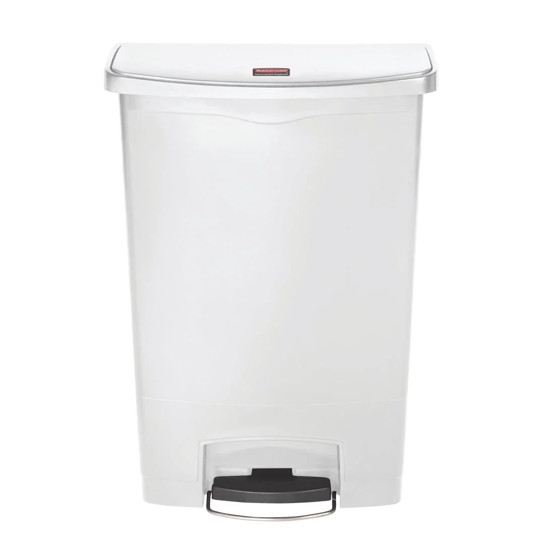 Rubbermaid Slim Jim Step on Bin Front Pedal 90Ltr White