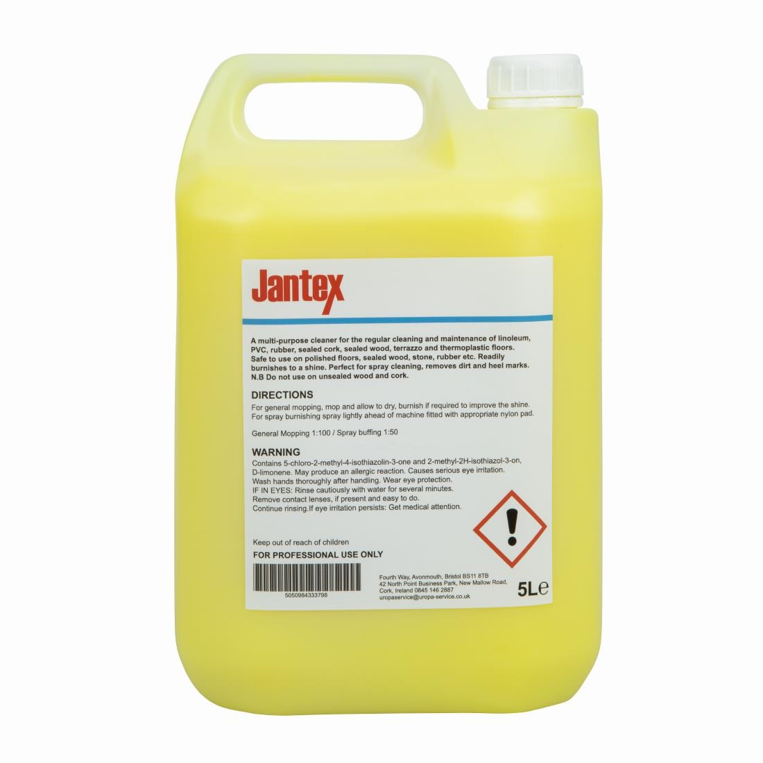 Jantex Lemon Gel Floor Cleaner 5 Litre