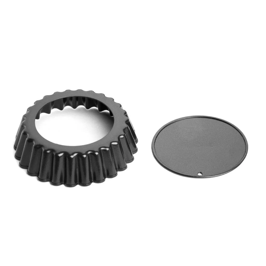 Vogue Non-Stick Mini Quiche Tin With Removable Base (3 Pack) - Image 2