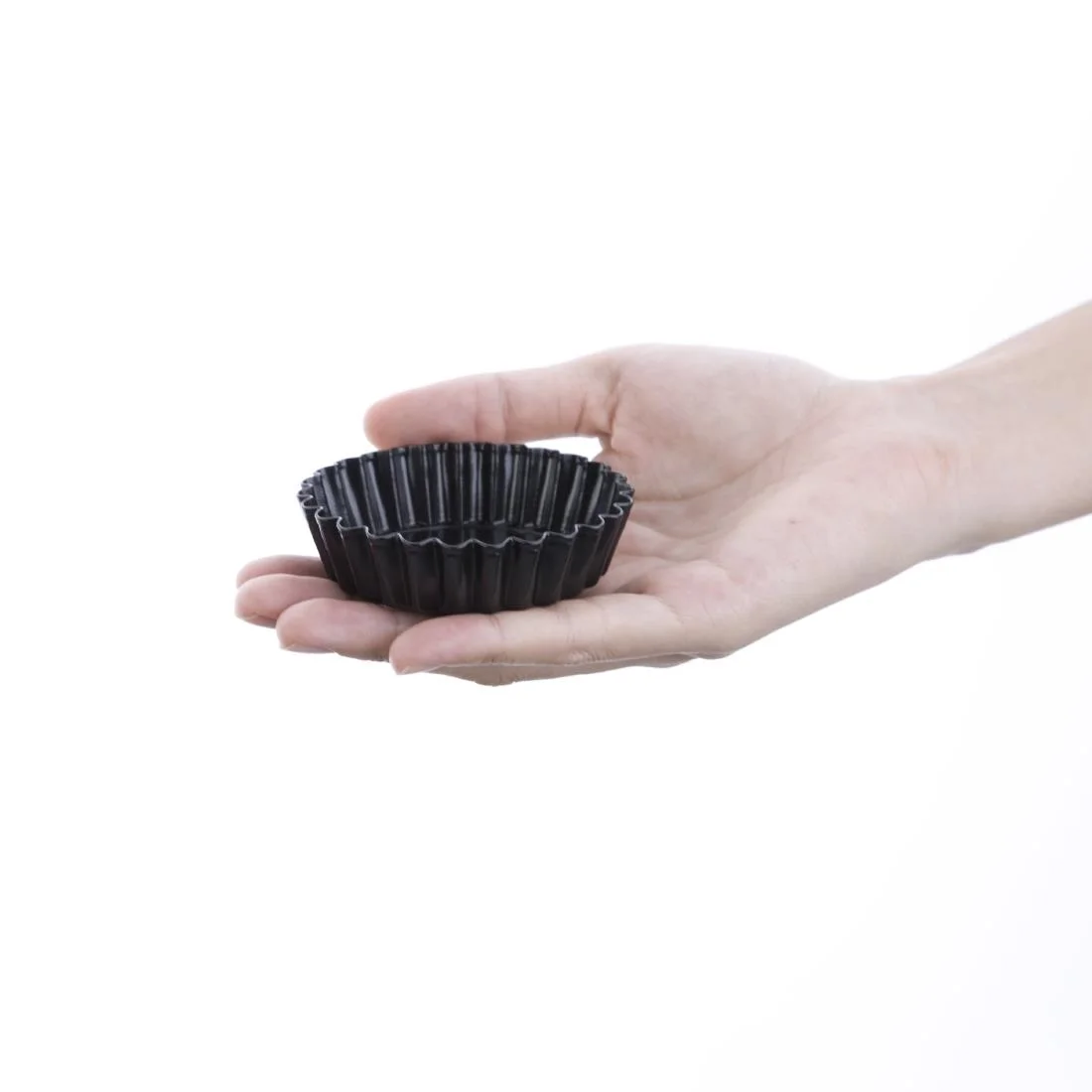 Vogue Non-Stick Mini Quiche Tin With Removable Base (3 Pack) - Image 3
