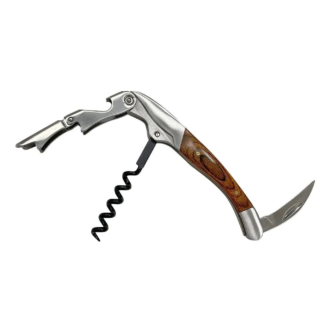 Beaumont Deluxe Waiters Friend with Wooden handle - Image 1