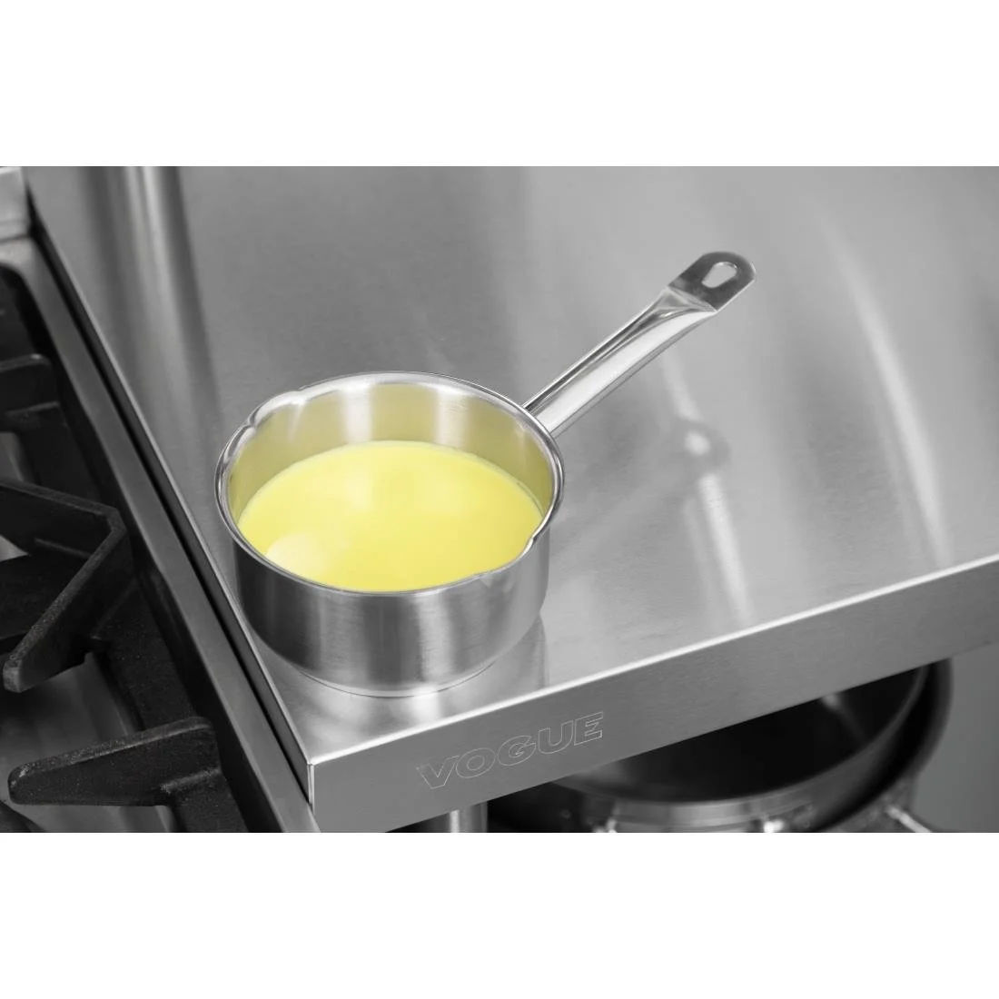Vogue Stainless Steel Milk Pan 14cm - Image 7