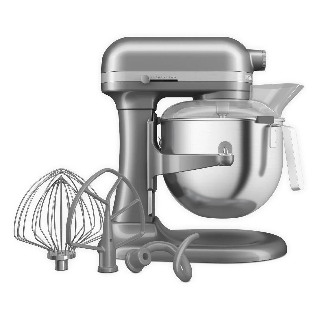 KitchenAid Heavy Duty Bowl-Lift Stand Mixer 6.6Ltr Silver 5KSM70JPXBCU - Image 4