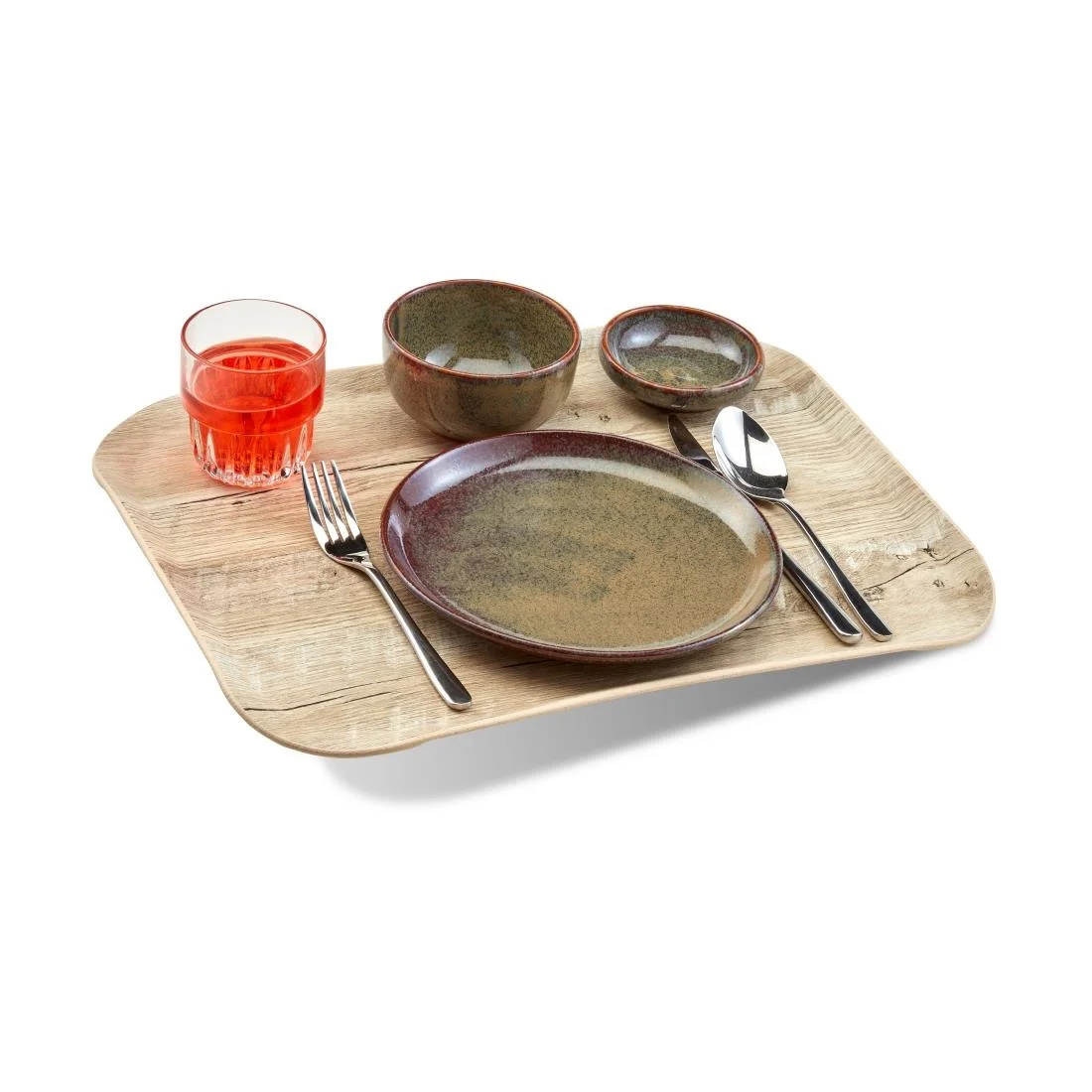 Cambro VersaTray Century Non Slip Wood Grain Light Oak - Image 2