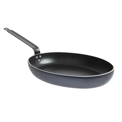 Matfer Bourgeat Classe Chef Aluminium Non-Stick Oval Fish Frying Pan - Image 3