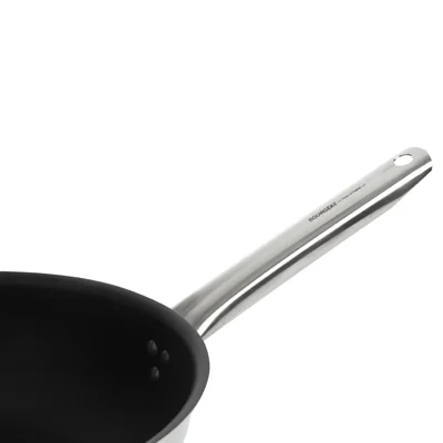 Matfer Bourgeat Tradition Stainless Steel Pro Non-Stick Sauté Pan 28cm - Image 2