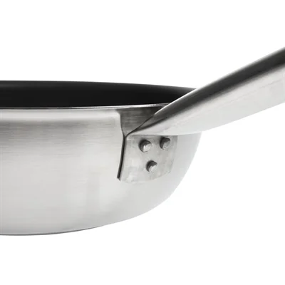 Matfer Bourgeat Tradition Stainless Steel Pro Non-Stick Sauté Pan 28cm - Image 3