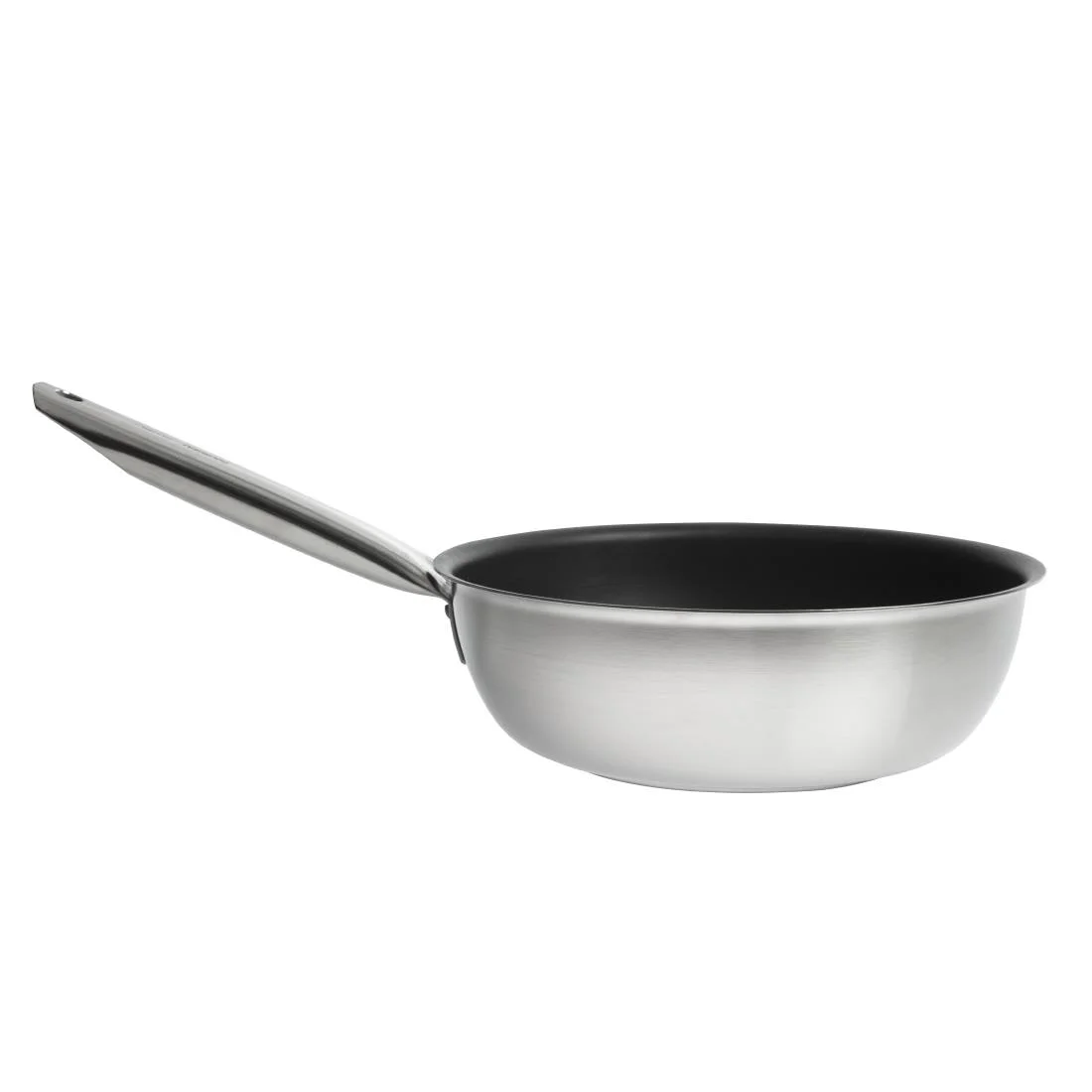 Matfer Bourgeat Tradition Stainless Steel Pro Non-Stick Sauté Pan 28cm - Image 4
