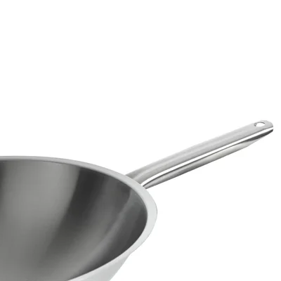 Matfer Bourgeat Tradition Ceramic Coated Wok 30cm - Image 2