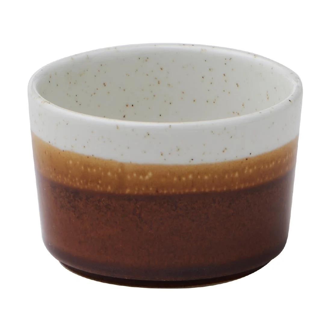 Siena Nourish Straight Sided Small Bowls Barley White 8oz (12 Pack) - Image 1