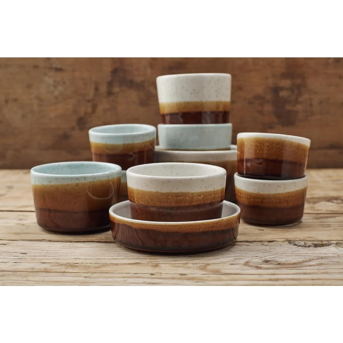 Siena Nourish Straight Sided Dip Pots Barley White 4oz (12 Pack) - Image 5
