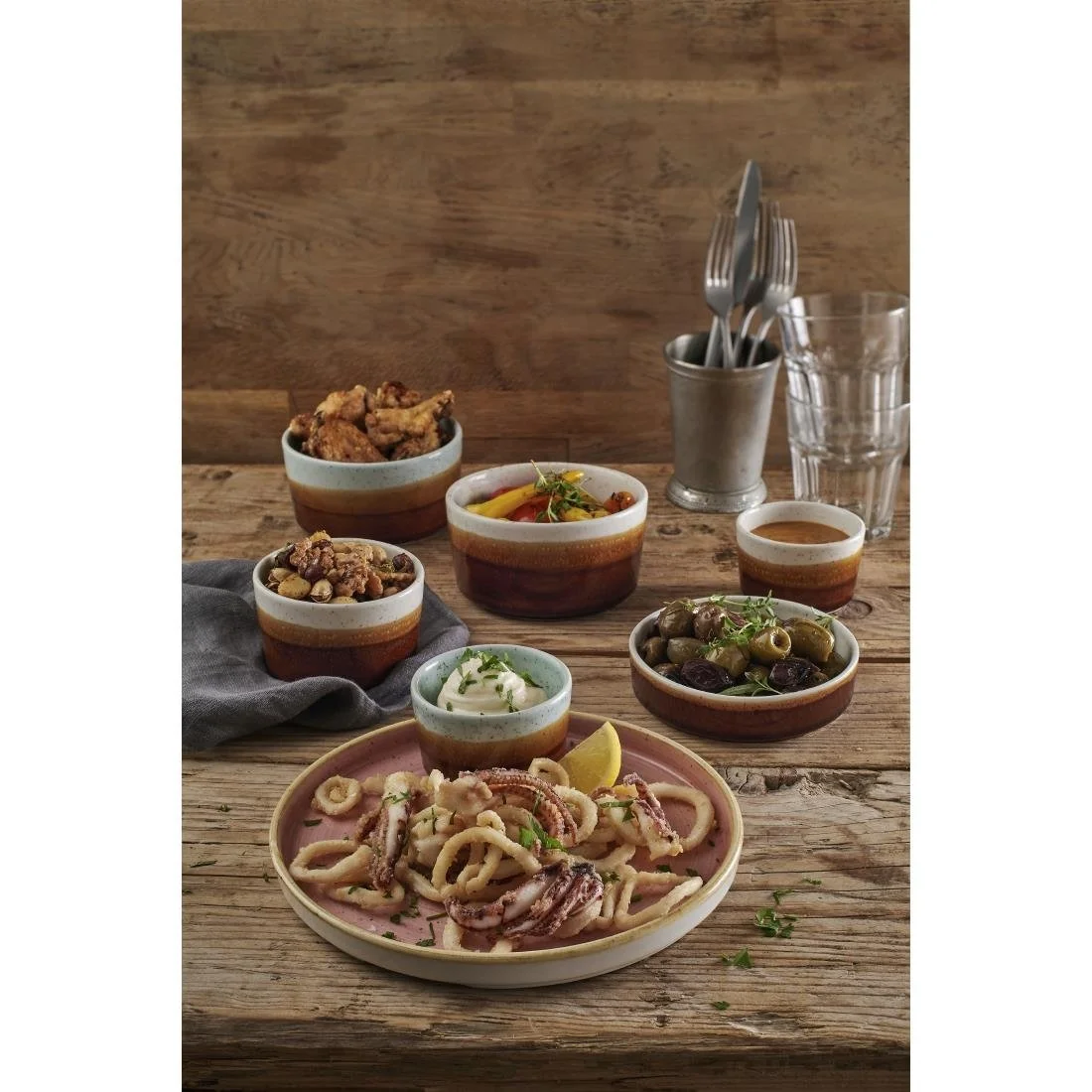 Siena Nourish Straight Sided Small Bowls Duck Egg 8oz (12 Pack) - Image 7