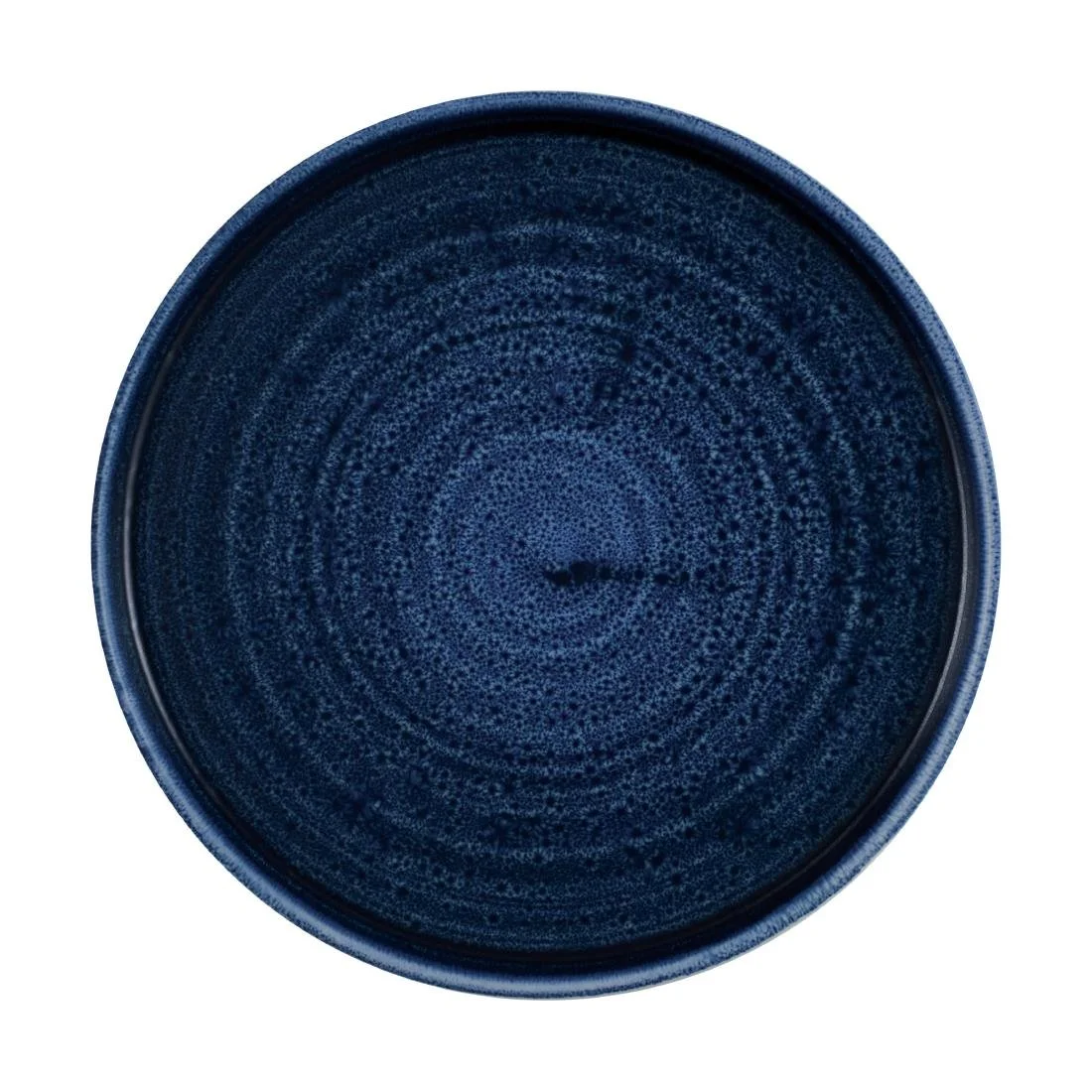 Churchill Stonecast Plume Walled Plates Ultramarine 220mm (6 Pack)