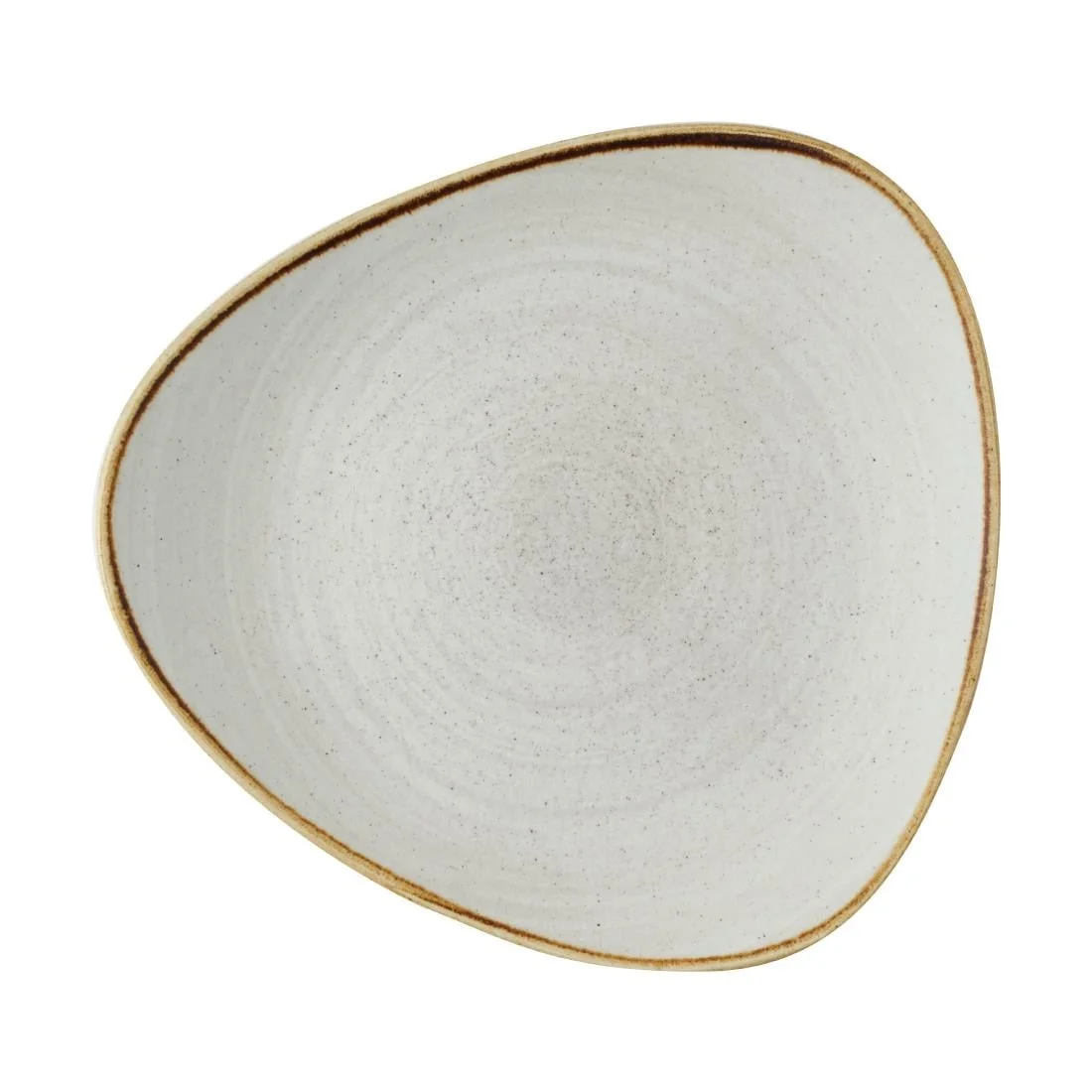 Churchill Stonecast Raw Lotus Plates Grey 228mm (12 Pack)