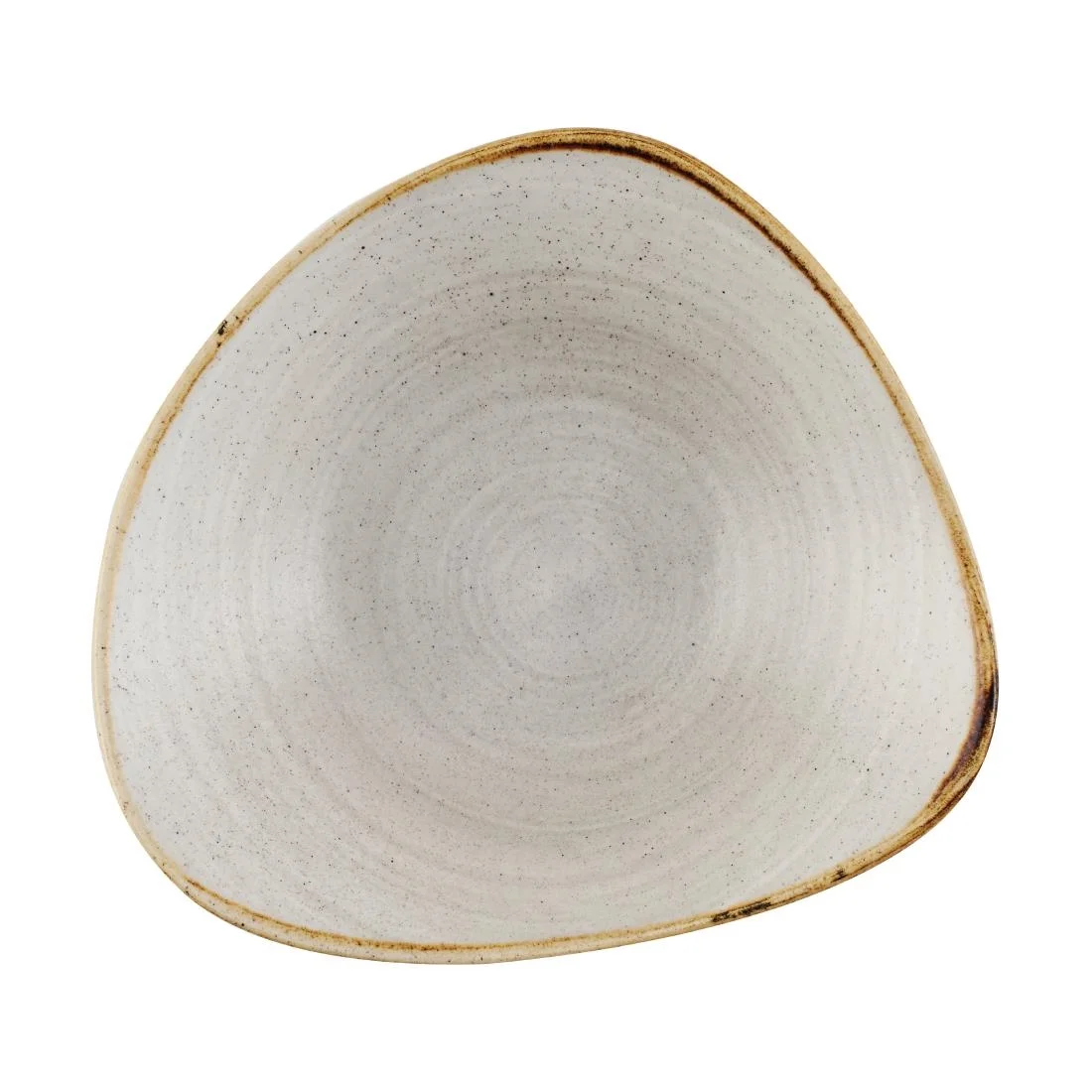 Churchill Stonecast Raw Lotus Bowls Grey 228mm (12 Pack) - Image 1