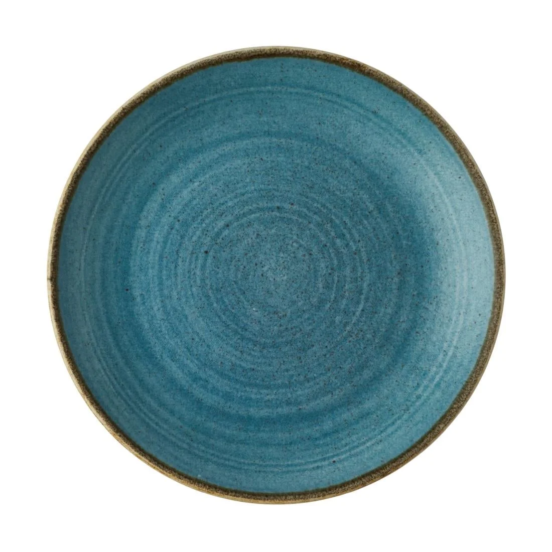 Churchill Stonecast Raw Evolve Coupe Plates Teal 220mm (12 Pack)