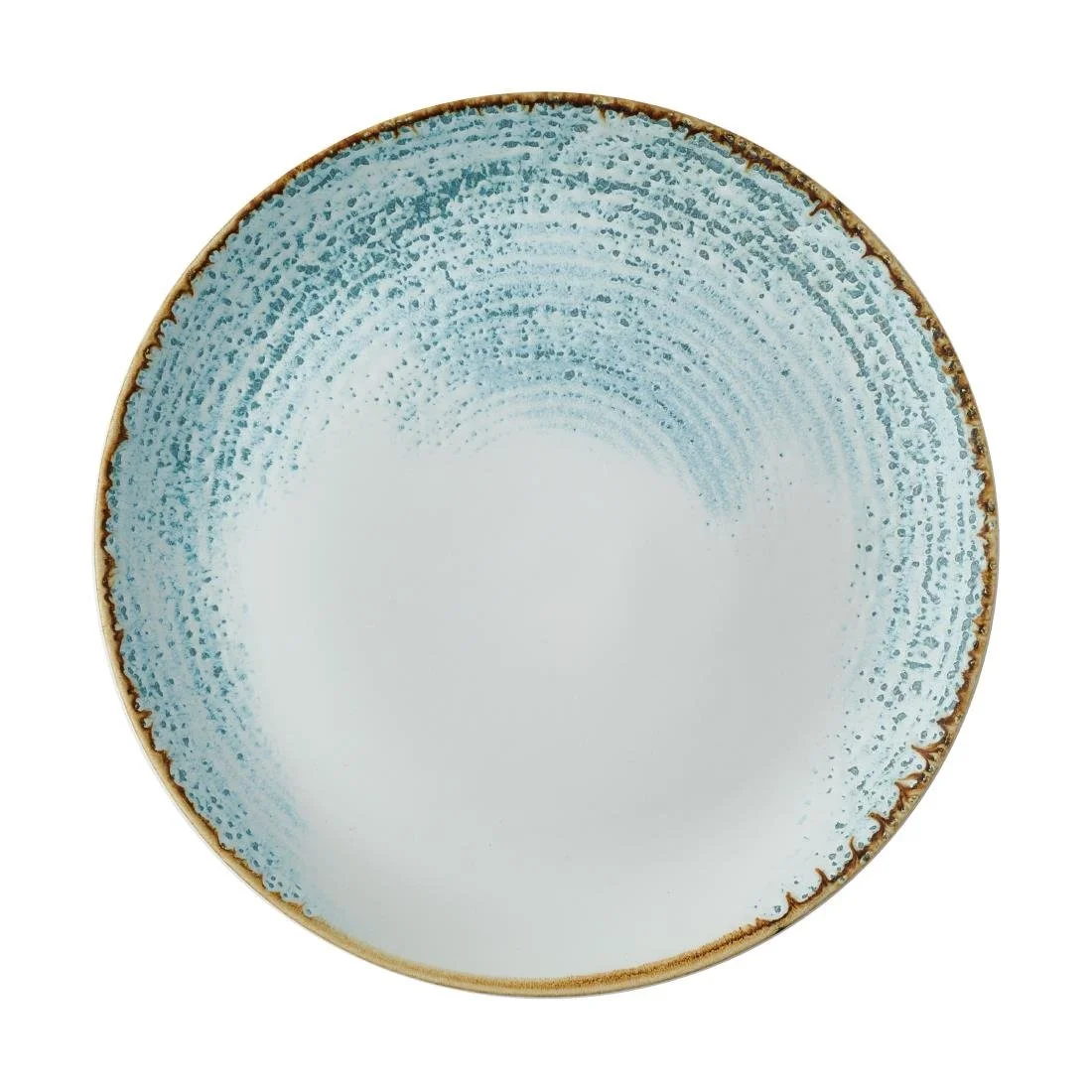 Churchill Homespun Accents Evolve Coupe Plates Aquamarine 285mm (12 Pack) - Image 1