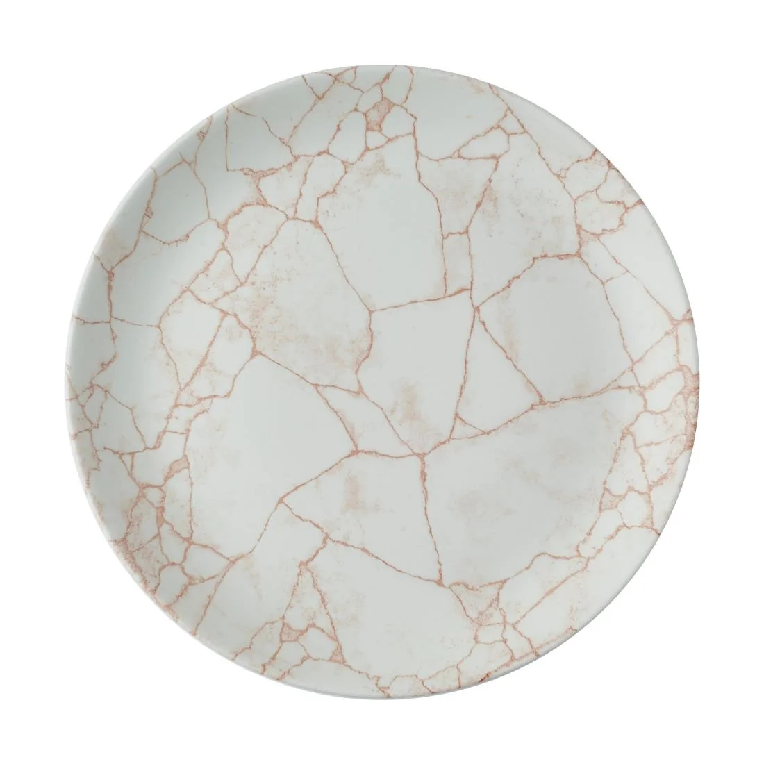 Churchill Studio Prints Kintsugi Evolve Coupe Plates Coral 285mm (12 Pack)