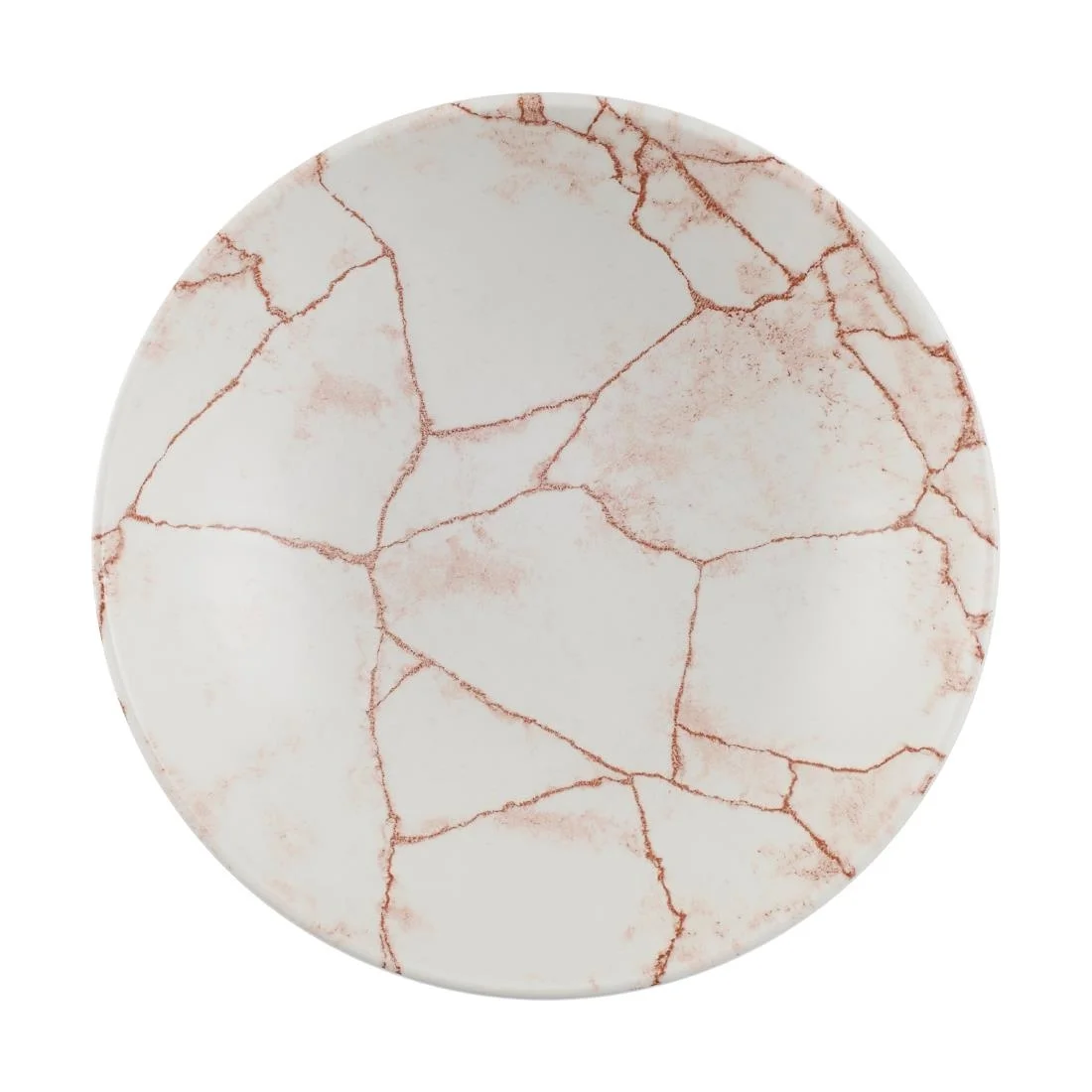 Churchill Studio Prints Kintsugi Evolve Coupe Bowls Coral 184mm (12 Pack) - Image 2