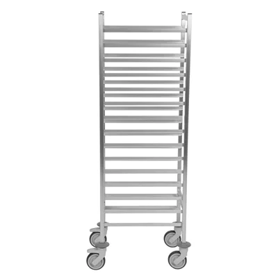 Matfer Bourgeat 15 Level Gastronorm Racking Trolley 1/1GN - Image 3