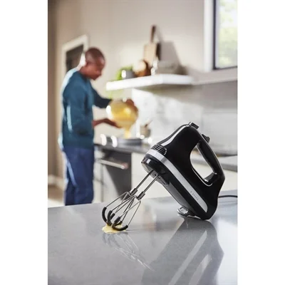 KitchenAid 6 Speed Hand Mixer with Flex Edge Beaters 5KHM6118BOB - Image 6