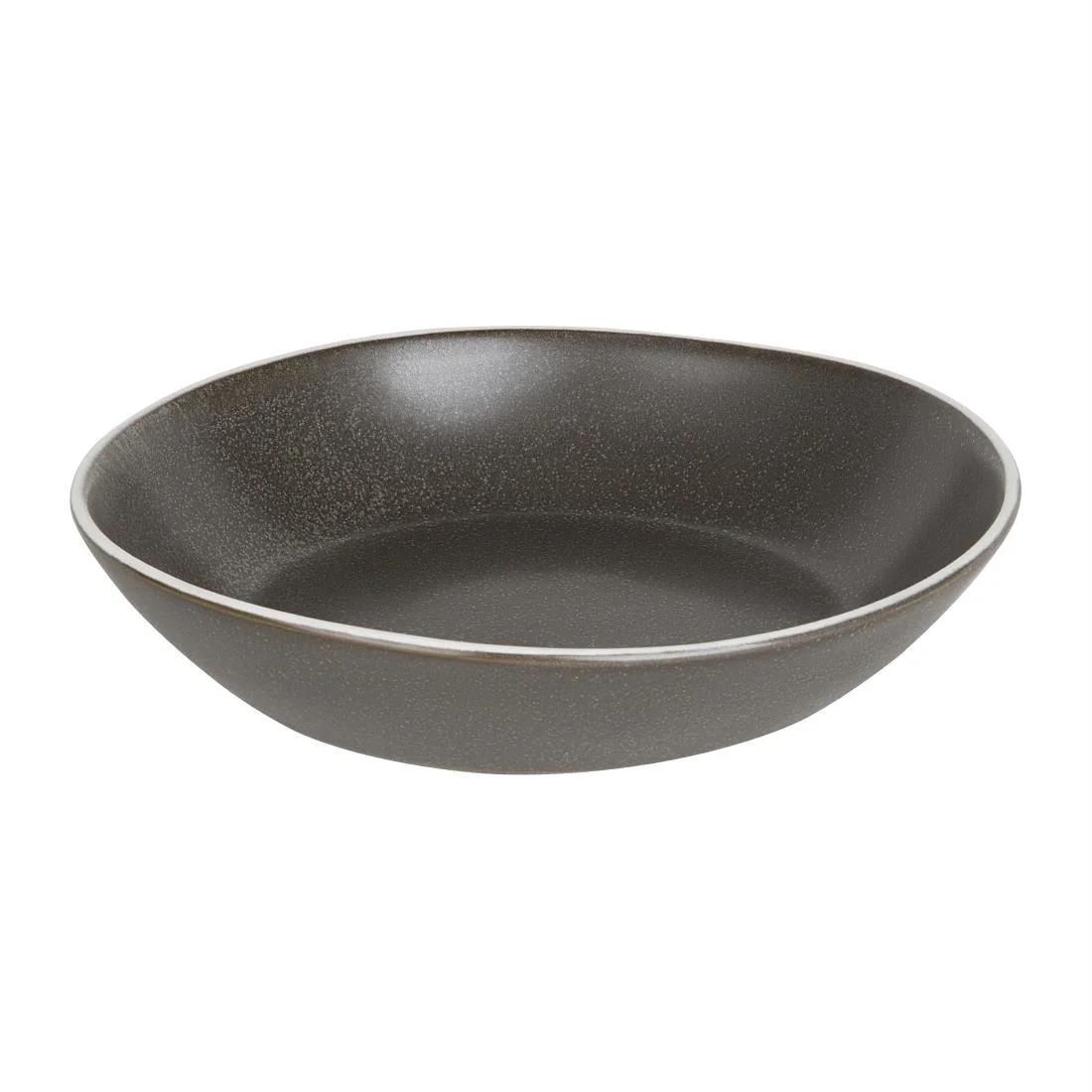Olympia Chia Coupe Bowls Charcoal 220mm (4 Pack)