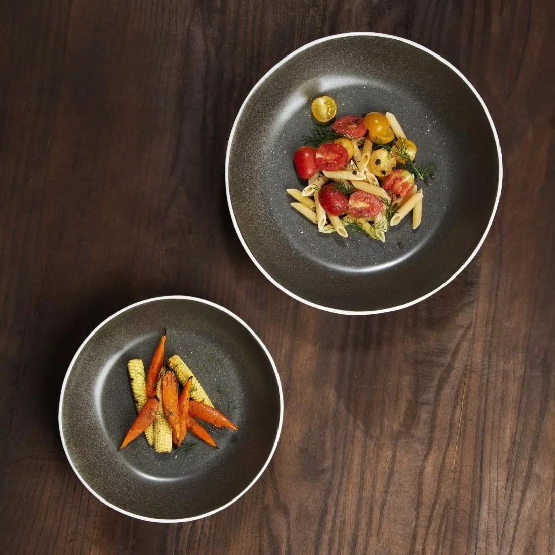 Olympia Chia Coupe Bowls Charcoal 265mm (4 Pack) - Image 5