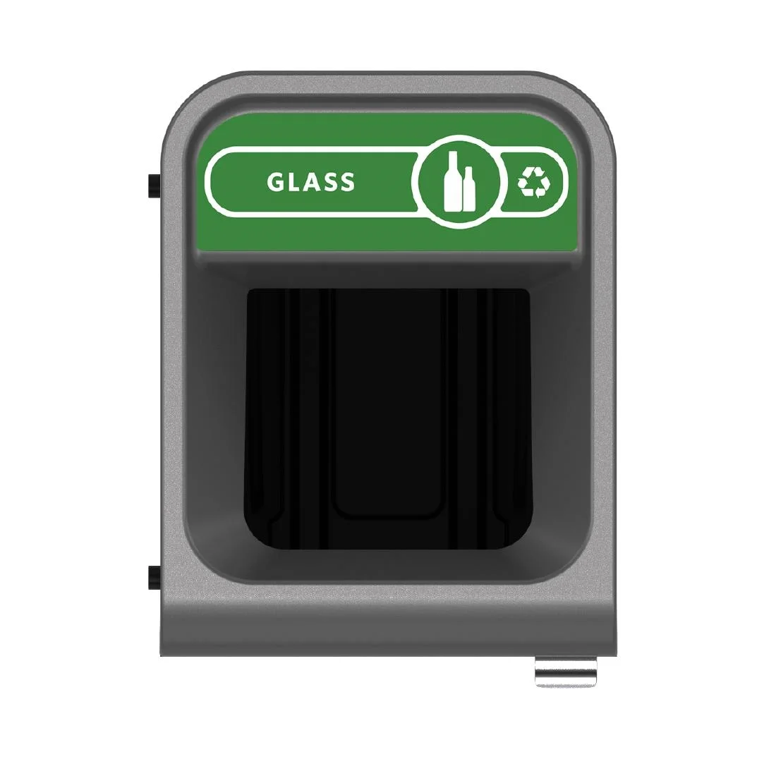 Rubbermaid Configure Container with Glass Recycling Label Green - Image 2