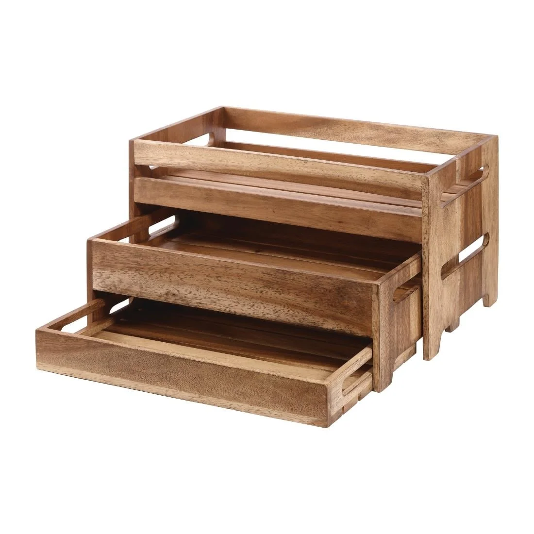 Churchill Wood Large Rustic Nesting Crate - Image 2