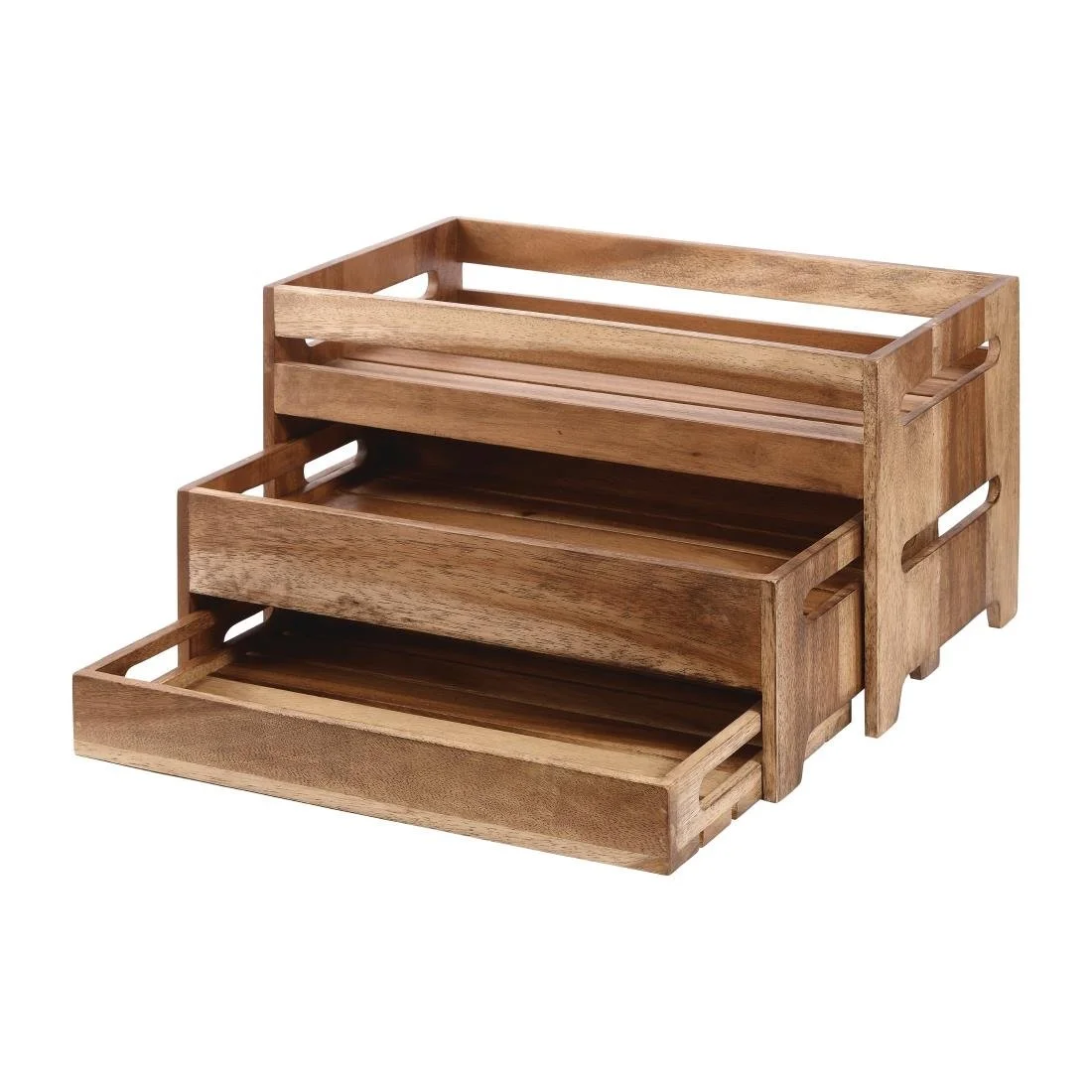 Churchill Wood Medium Rustic Nesting Crate - Image 2