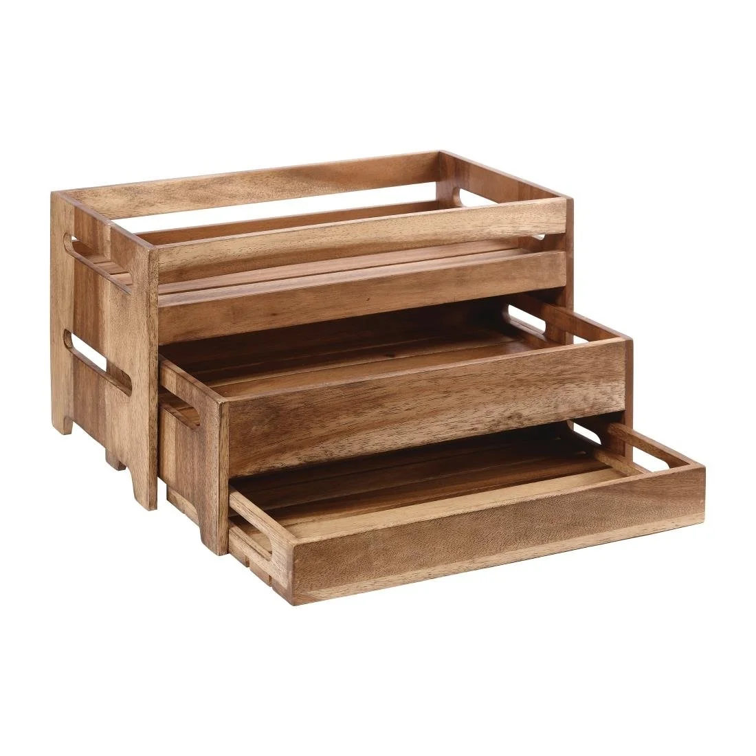 Churchill Wood Medium Rustic Nesting Crate - Image 3