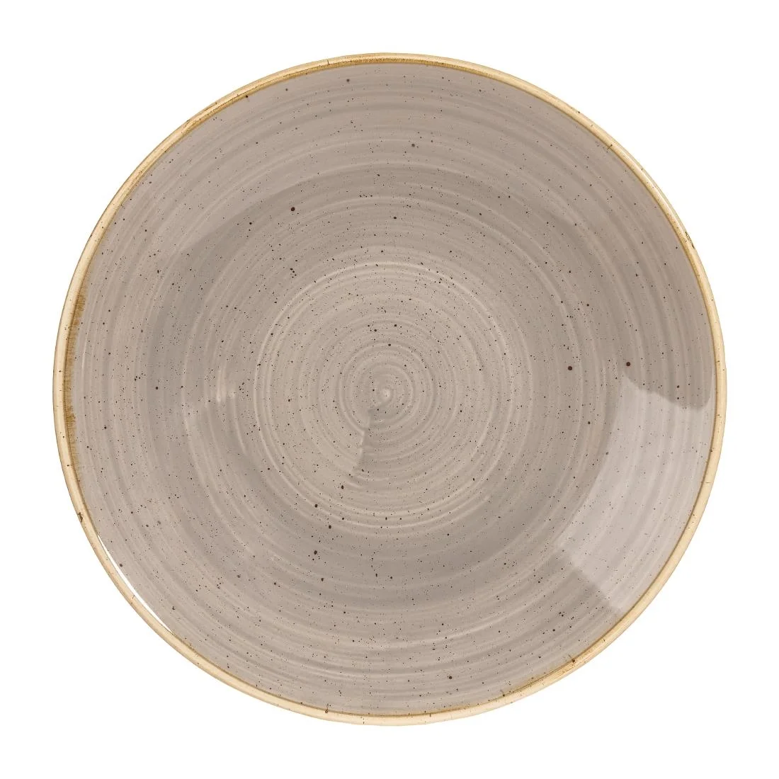 Churchill Stonecast Deep Coupe Plates Grey 255mm (12 Pack)
