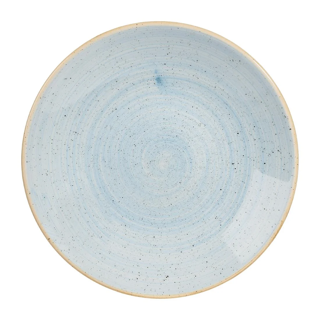 Churchill Stonecast Deep Coupe Plates Duck Egg Blue 281mm (12 Pack)