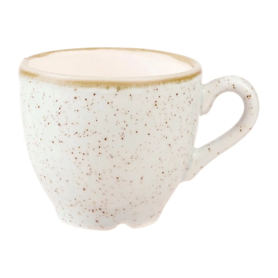 Churchill Stonecast Espresso Cups Barley White 100ml (12 Pack)