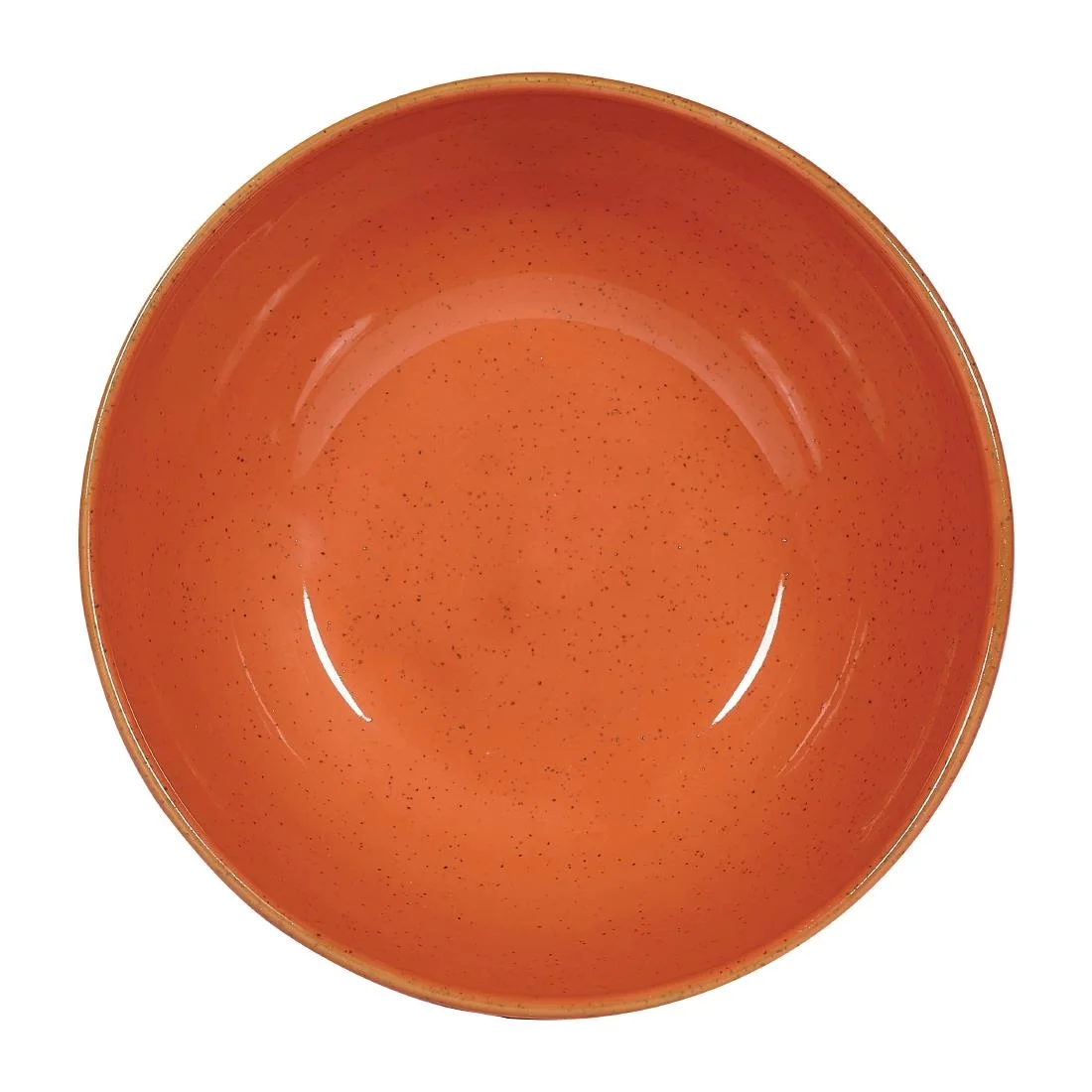 Churchill Stonecast Noodle Bowls Orange 37.8oz 183mm (6 Pack)