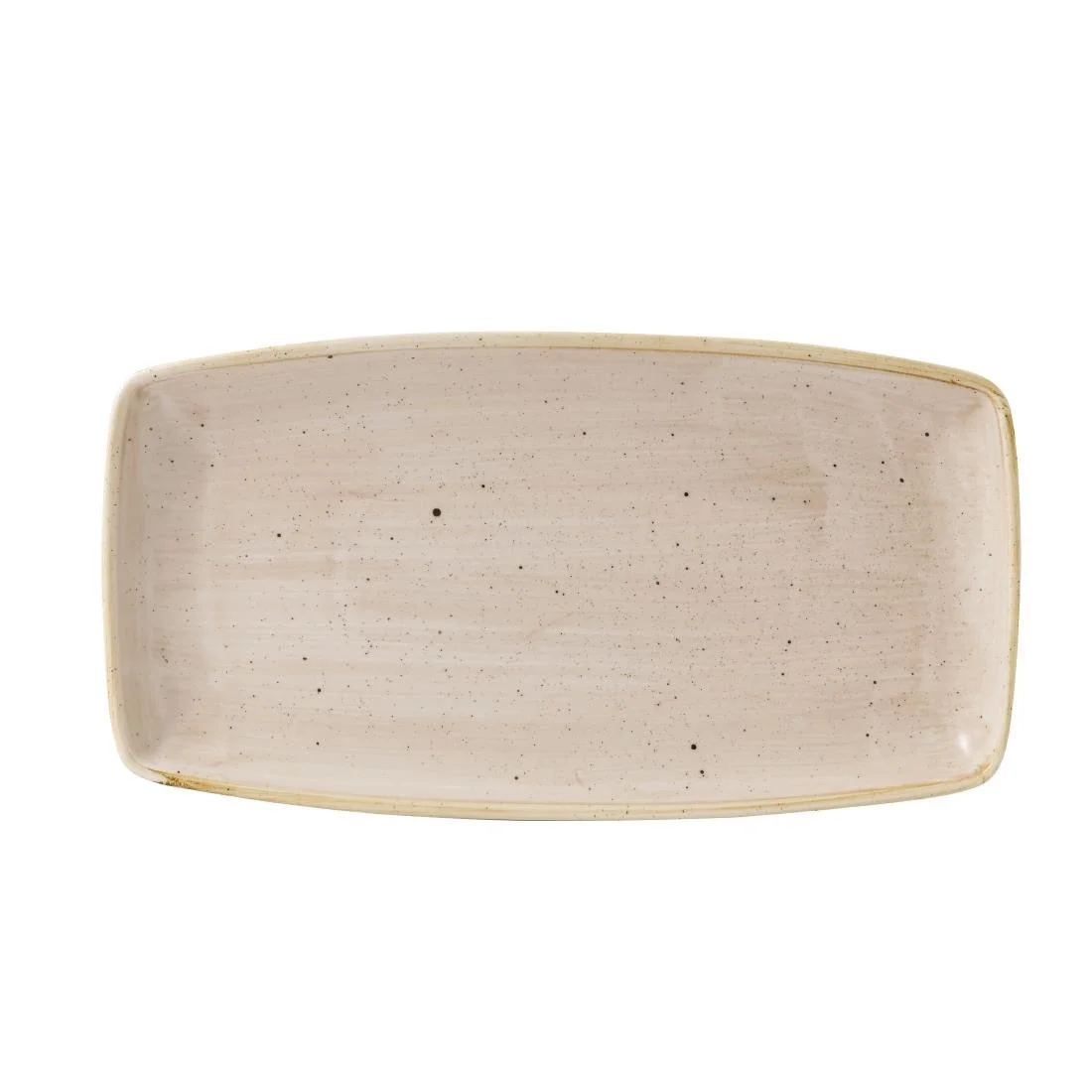 Churchill Stonecast Oblong Plate Nutmeg 350x185mm