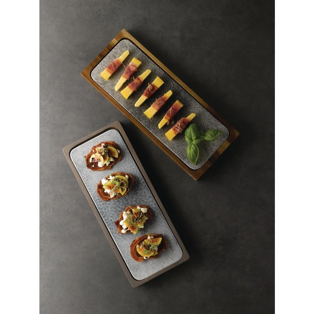 Churchill Raku Rectangular Tiles Topaz Blue 140 x 376mm (4 Pack) - Image 4