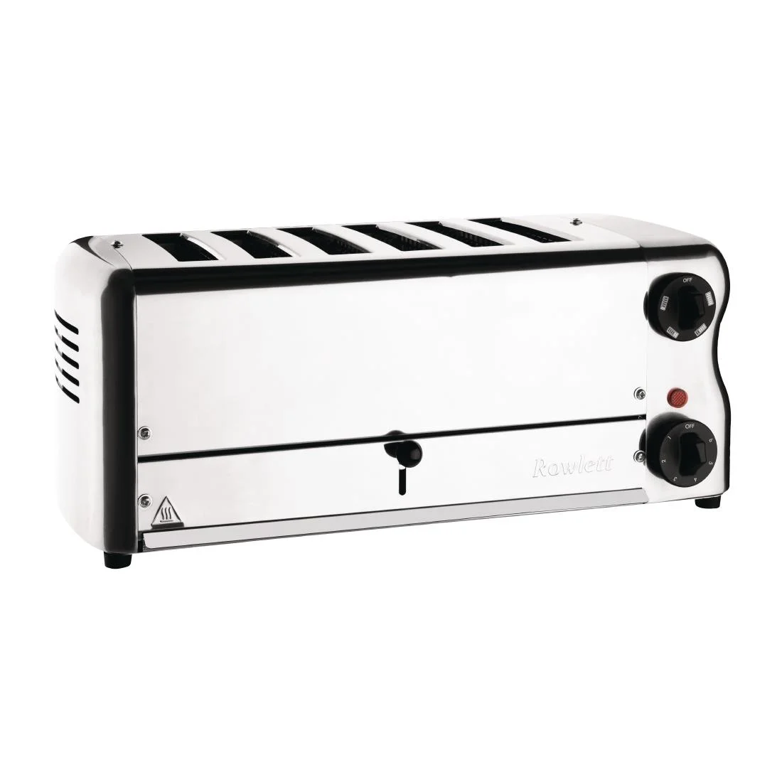 Rowlett Esprit 6 Slot Toaster with Sandwich Cages and Extra Duraheat Elements Chrome