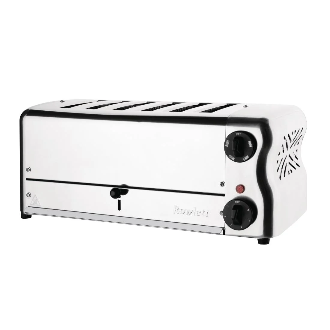 Rowlett Esprit 6 Slot Toaster with Sandwich Cages and Extra Duraheat Elements Chrome - Image 6
