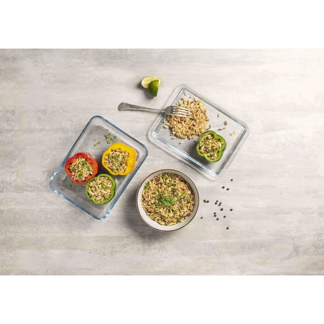 Pyrex Pure Glass Food Storage Container 1.6Ltr - Image 2