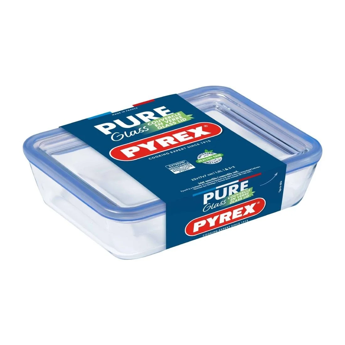Pyrex Pure Glass Food Storage Container 2.7Ltr - Image 2