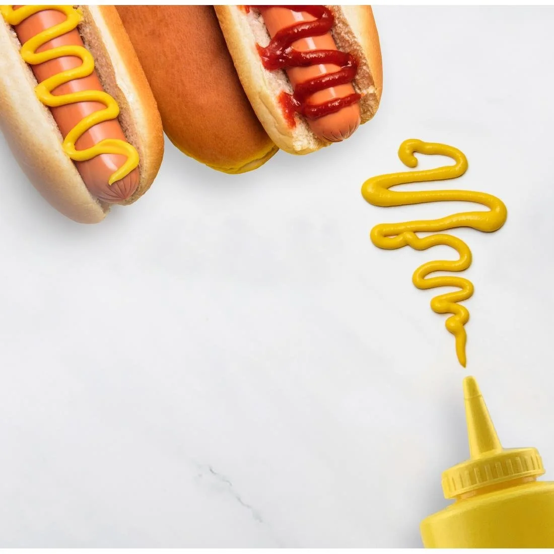 Beaumont Squeeze Sauce Bottle Yellow 12oz - Image 2