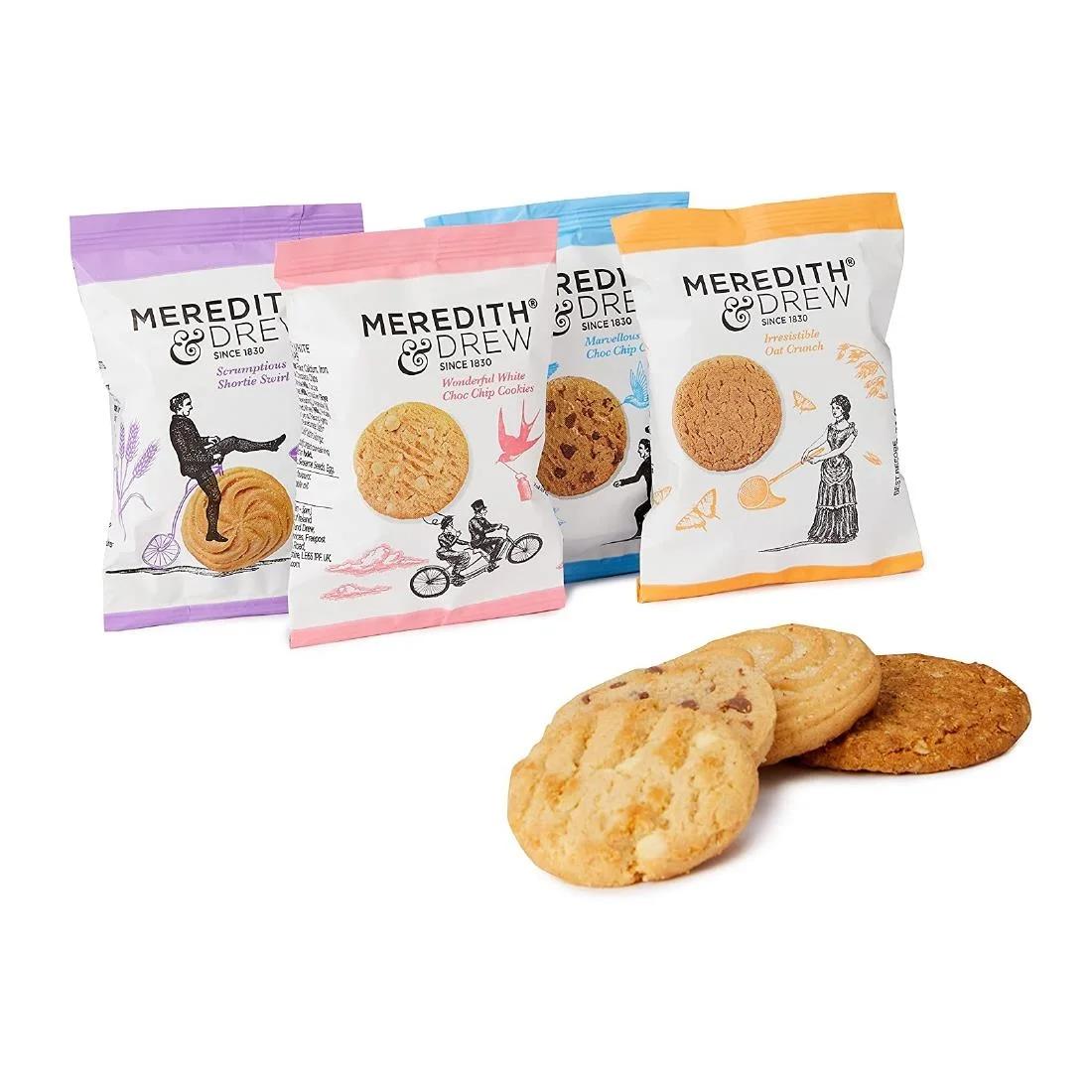 Meredith & Drew Premium Assorted Biscuits 4 Variants (100 x 2 Pack)
