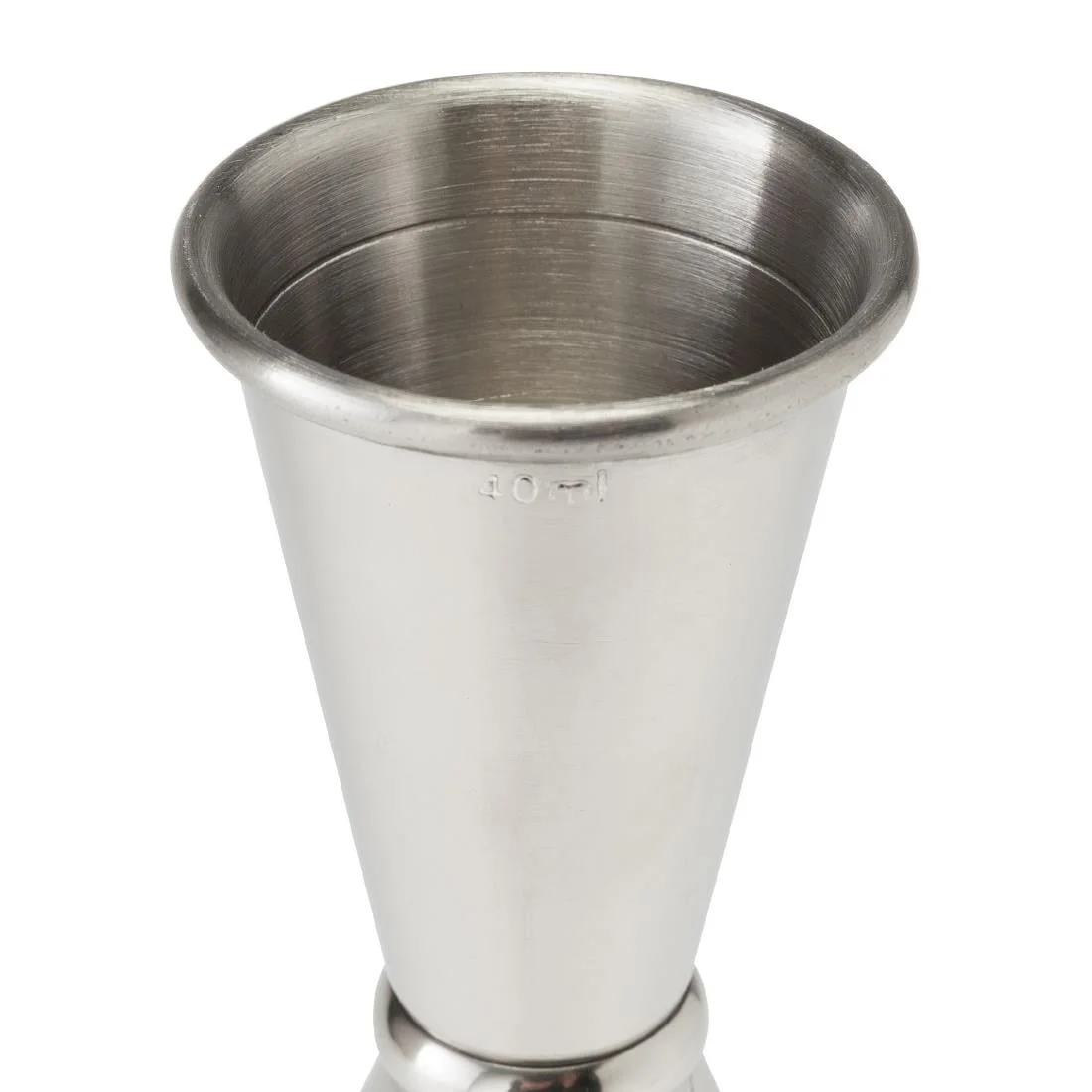 Beaumont Stainless Steel Banded Jigger Measure 20ml/40ml - Image 3